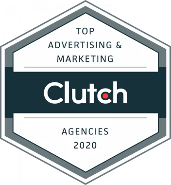 clutch top advertising & marketing agencies badge